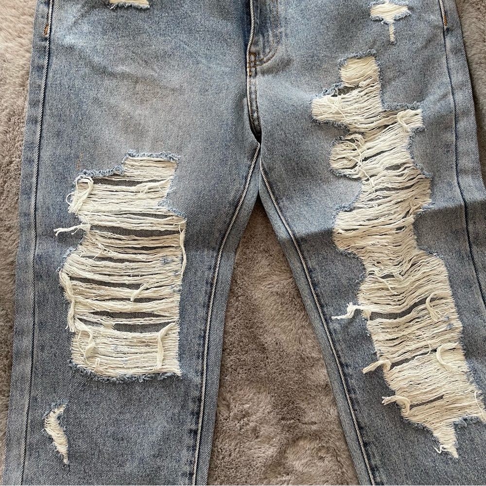 NWT SER.O.YA Omar Drop Crotch Boyfriend jeans size 26/24 coastline - Picture 7 of 16